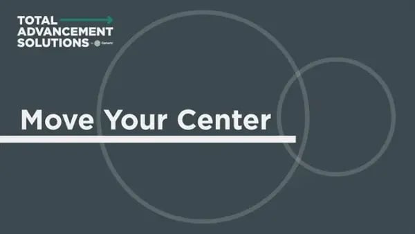 Move Center- Growing your Donor Base 