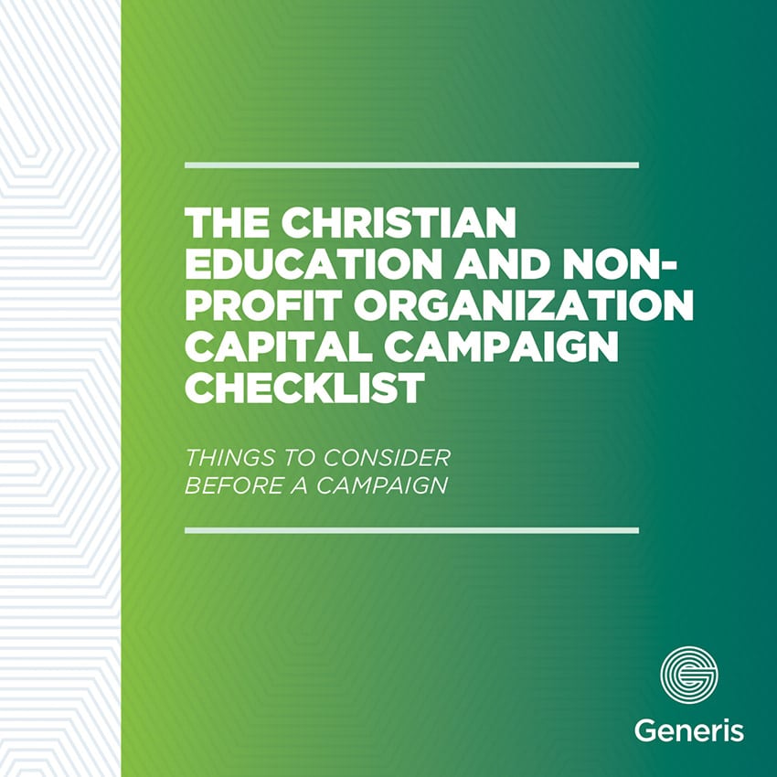 You are currently viewing The Christian Education & Non-Profit Organization Capital Campaign Checklist