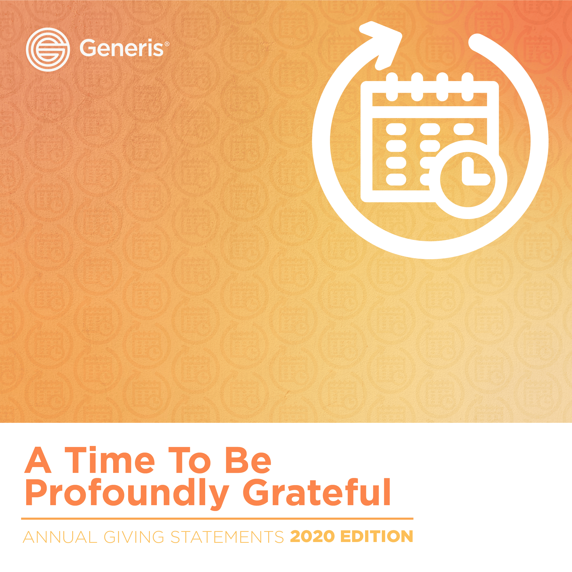 You are currently viewing A Time To Be Profoundly Grateful – Annual Giving Statements